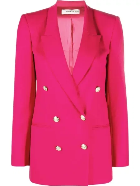 Marynarka Blanca Vita dwurzędowa różowa