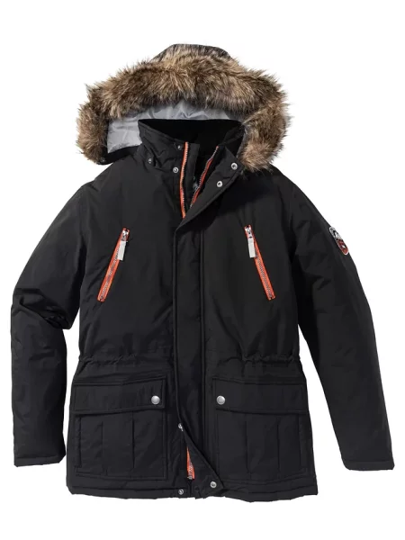Parka hydrofobowa czarna