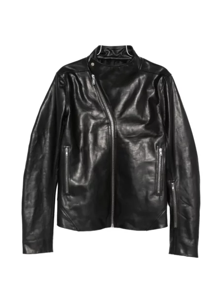 Geanta de piele Rick Owens asimetrică negru