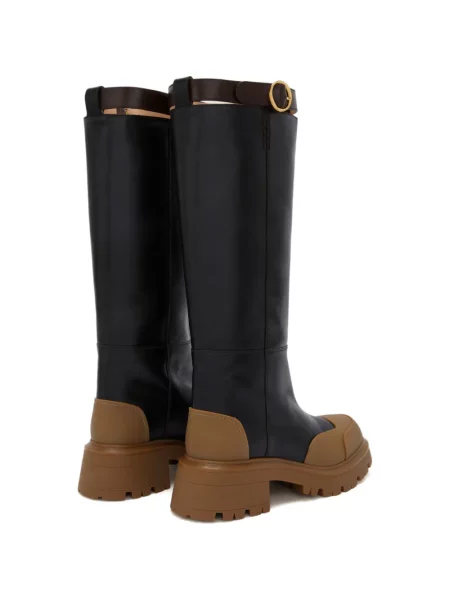 Kožené kozačky Odissì černé