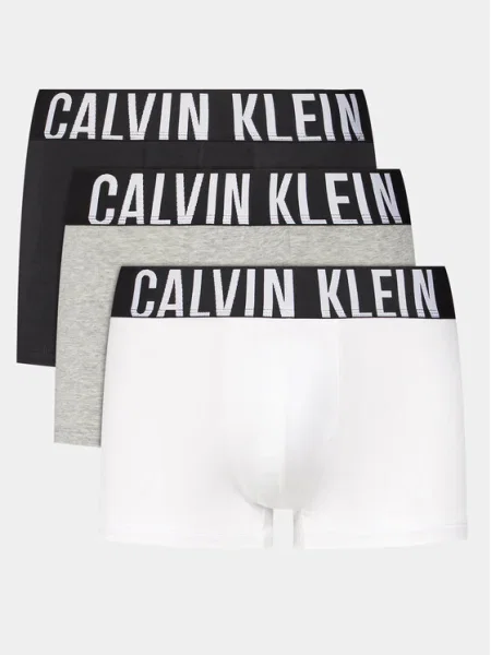 Calvin Klein Underwear Boxerky Intense Power sivá / čierna biela