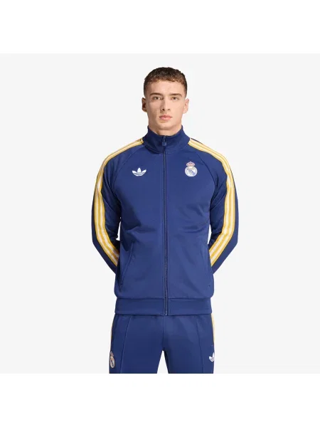 Φούτερ adidas Real Og Tt Dark Blue M λευκό