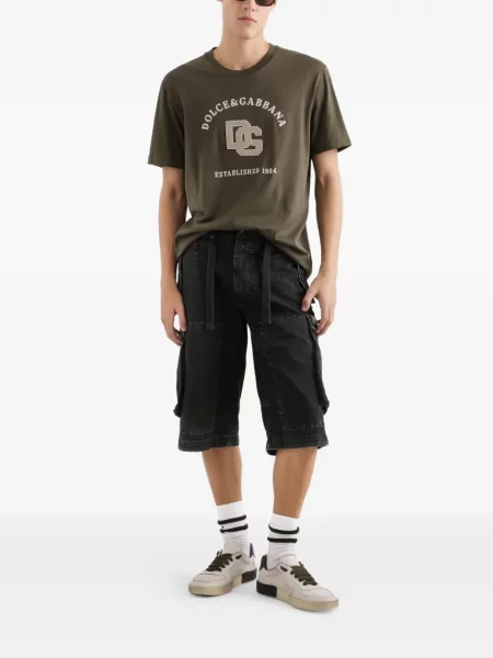 Tricou Dolce & Gabbana cu aplicații verde