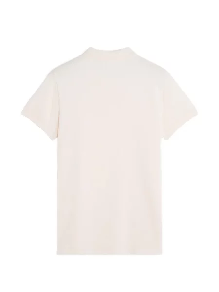 Tricou polo Maison Kitsune roz