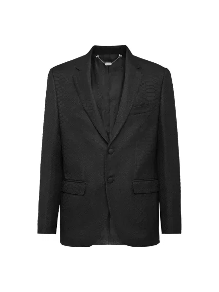 Marynarka Billionaire wełniana czarna