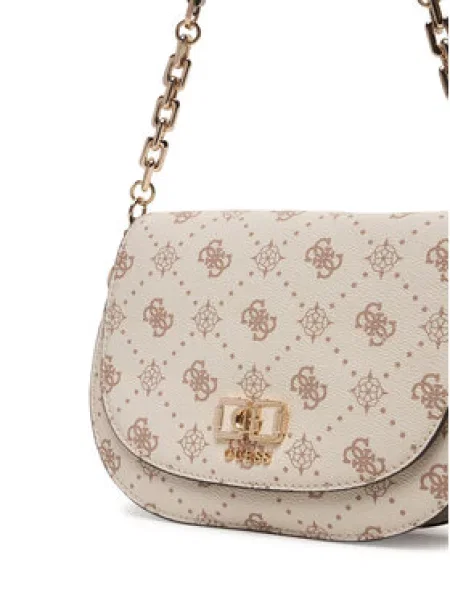 Torbica Guess Emelie Logo Écru
