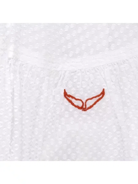 Fustă copii Zadig & Voltaire alb