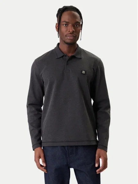 HUGO Tricou polo Dinote gri