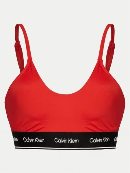 Maudymosi kostiumėlis Calvin Klein Swimwear raudona