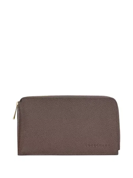 Portofel Longchamp din piele maro
