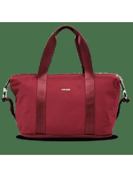 Duża torba ROSELLA z funkcją poszerzania DARK RED czerwona