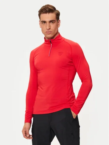 Pánska športová termo mikina Rossignol Classique Zip červená
