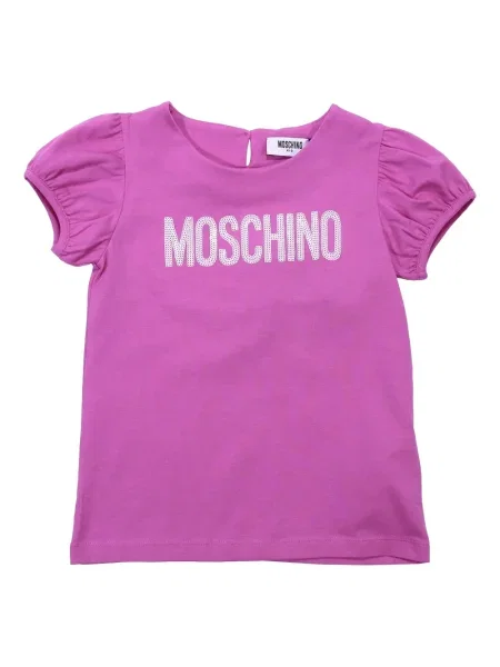 Koszulka dziecięca Moschino fioletowa