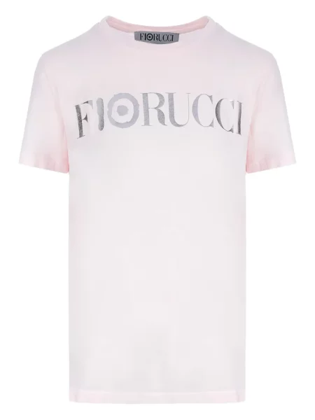 Tricou Fiorucci cu imagine roz