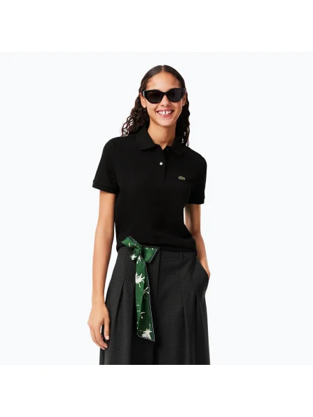 Tricou polo pentru femei Lacoste Polo black negru