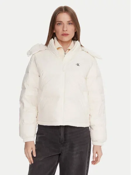Calvin Klein Jeans Pūkinė striukė Essential Écru