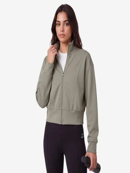 Tommy Life Sweater majica pastelno zelena