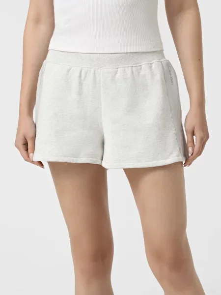 Шорти Calvin Klein світло-сірий бавовна/поліестер сірі