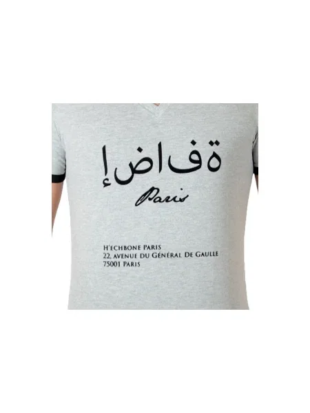 Póló Hechbone Paris szürke
