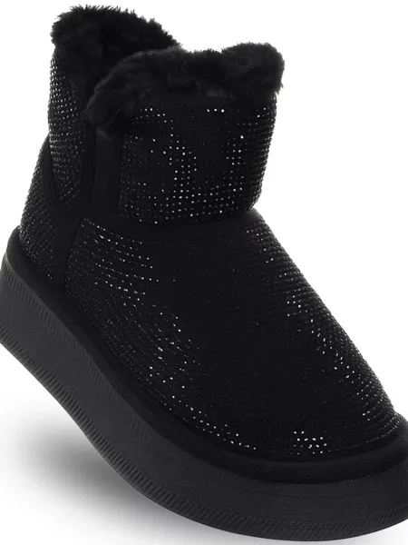 Blană cizme de zăpadă Solo Soprani Couture negru
