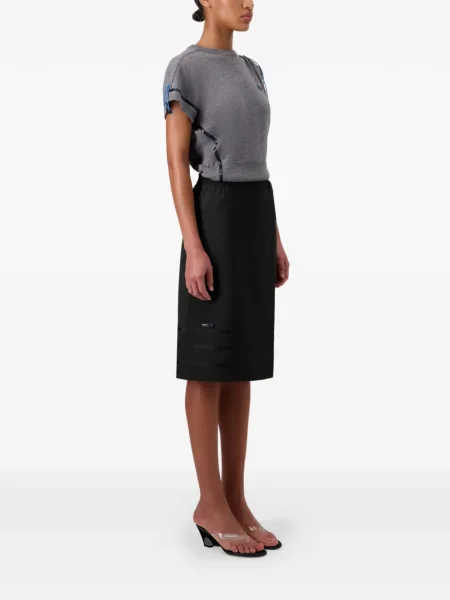 Fustă midi Coperni până la genunchi negru