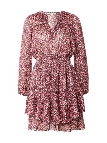 Morgan Rochie roz / roșu burgundy / negru alb