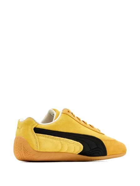 Sneakerși Puma Suede din piele de căprioară galben