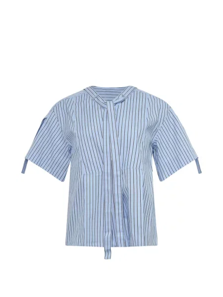 Top 3.1 Phillip Lim cu dungi cu legături albastru