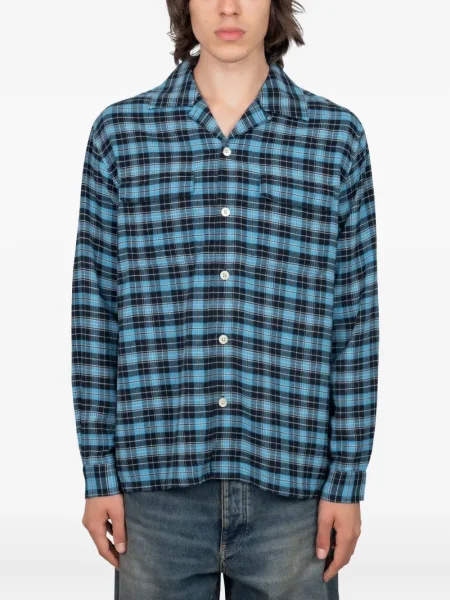 Карирана риза Sunflower синьо