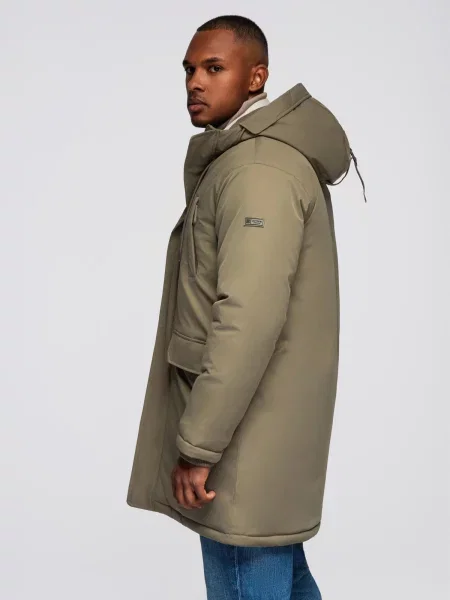 Klasična dugo parka Ombre plava
