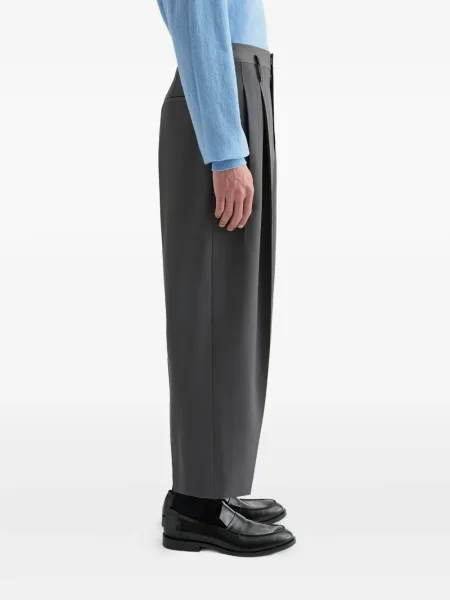 Pantaloni Jil Sander plisate gri