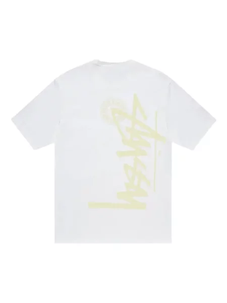 Tricou Stüssy cu imagine alb