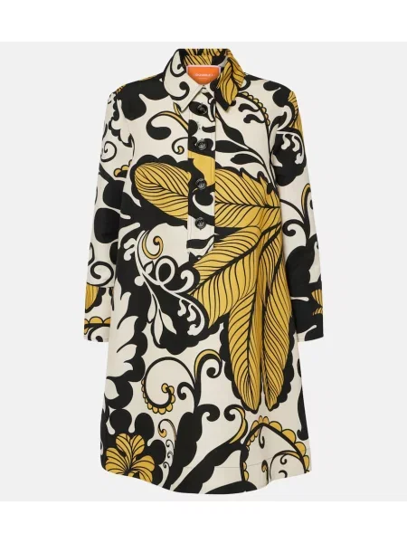 Rochie La Doublej de lână cu model floral