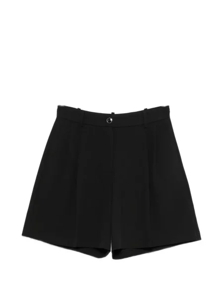 Cu centură pantaloni scurți Pinko negru