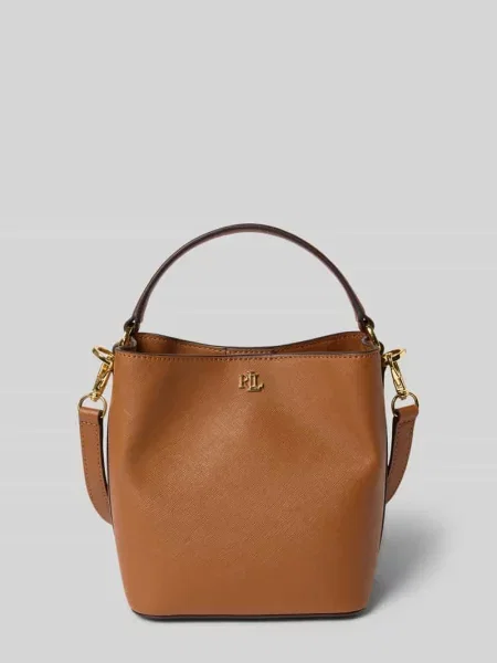 Lauren Ralph Lauren torebka skórzana brązowy