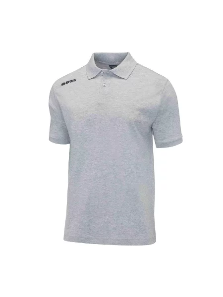 Polo Errea Team Colour Jr Mc Grigio Dzieci szara