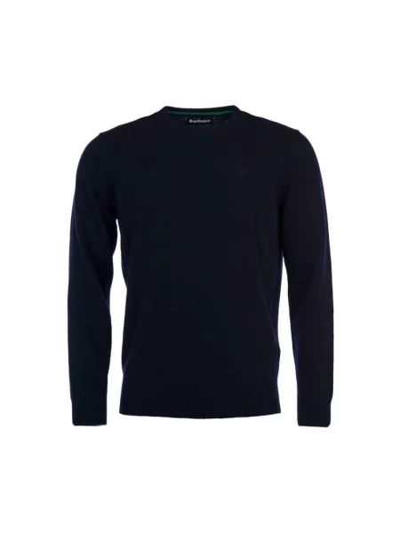 Sweter Barbour wełniany niebieski