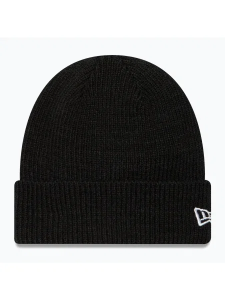 Vlnená čiapka New Era čierna