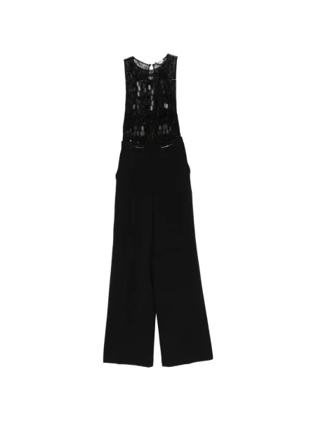 Salopetă Elisabetta Franchi cu paiete negru