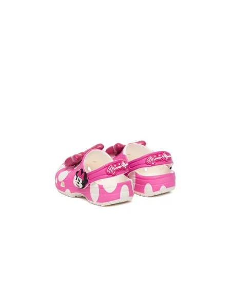 Šľapky Crocs Minnie Mouse Cls Clg T Ružová biela