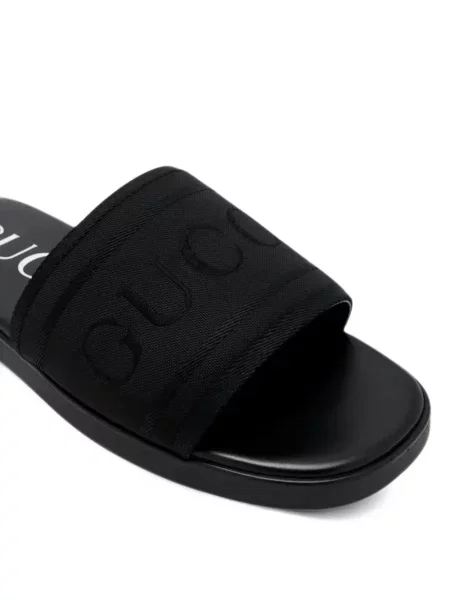 Sandale Gucci cu autograf negru