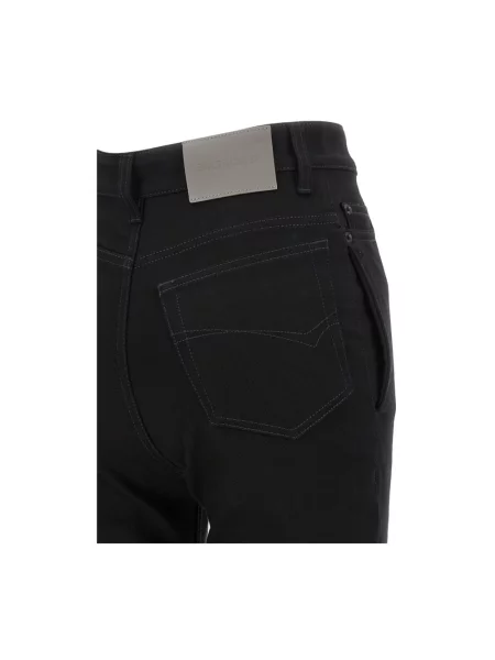 Jeansy Balenciaga z wysoką talią czarne