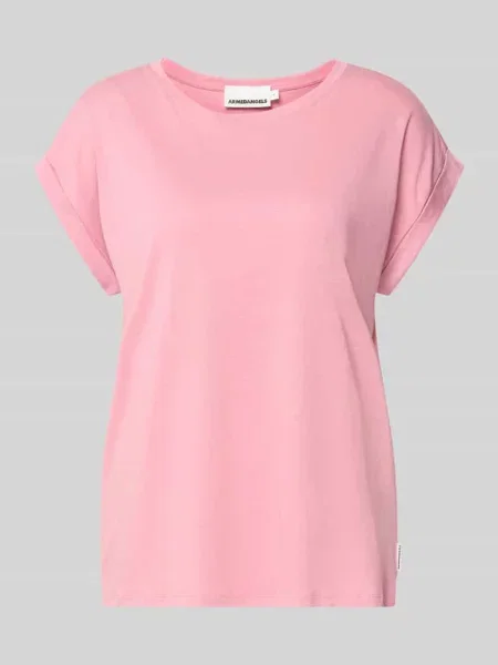T-shirt o kroju regular fit z czystej mieszanka lyocellu i bawełny model JILAANA' Armedangels