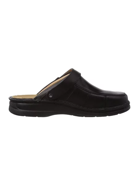 Klapki Fischer Markenschuh czarne