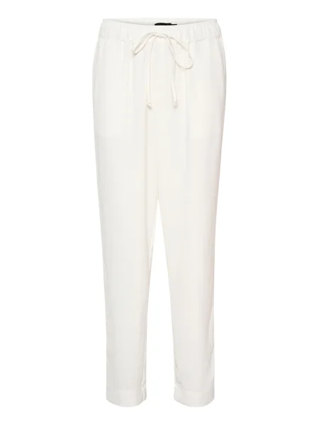 SOAKED IN LUXURY Pantaloni Shirley' alb