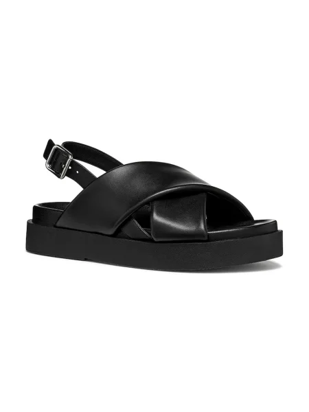 Geox sandale de piele D ADELASH H negru