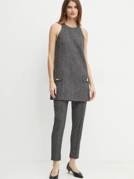 Pinko rochie din lana negru