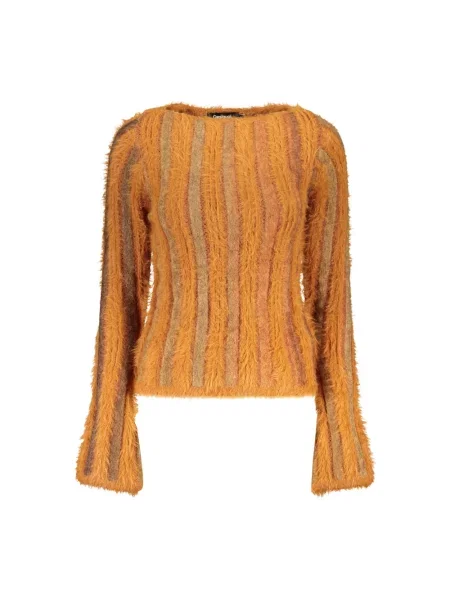 Sweter Desigual pomarańczowy