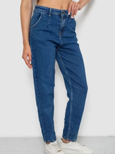 Джинси мом Ager синій