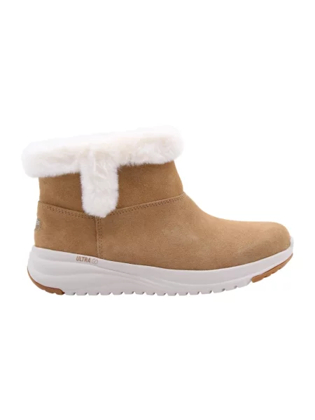 Botki Skechers brązowe